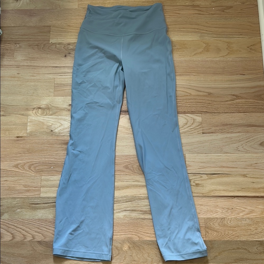 Lululemon Blue High-Waisted Align Flare Leggings